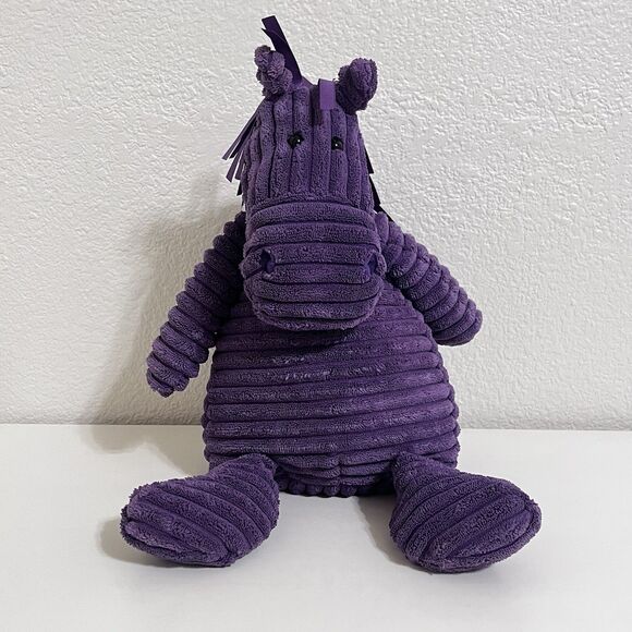 Jellycat Cordy Roy Purple Horse Plush Stuffed Animal Ribbon Tail 16" NO TUSH TAG - Picture 5 of 16